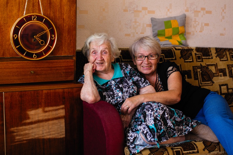 mother and daughter